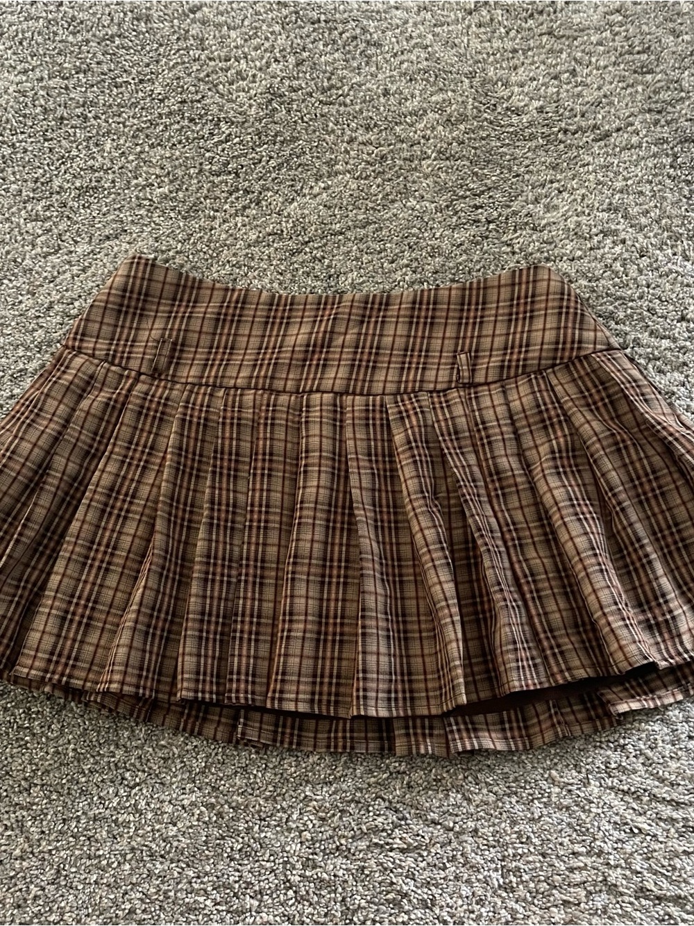 Windsor Plaid Pleated Mini Skirt